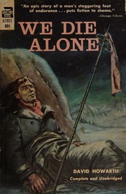 Cover of: We Die Alone