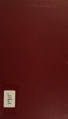 cover of Jesus, Thou My Wearied Spirit / Jesu, Der Du Meine Seele, Sacred Cantata No. 78 for the Fourteenth Sunday After Trinity