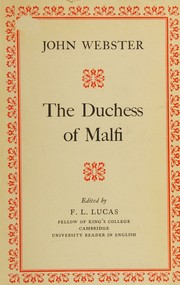 Cover of: The Duchess Of Malfi
