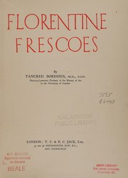 Cover of: Florentine frescoes by Borenius, Tancred, Borenius, Tancred