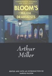 Cover of: Arthur Miller by edited and with an introduction by Harold Bloom.