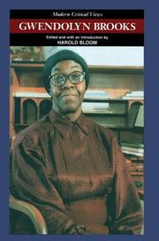 Gwendolyn Brooks by Harold Bloom