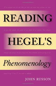 Cover of: Reading Hegel's Phenomenology (Studies in Continental Thought)