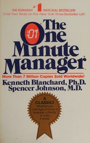 Cover of: The One Minute Manager
