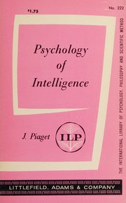 Cover of: Psychology of Intelligence