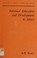 Cover of: Informal education and development in Africa