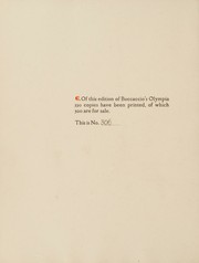 Cover of: Boccaccio's Olympia