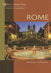 Cover of: Rome (Bloom's Literary Places) by Brett Foster, Hal Marcovitz