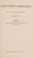 Cover of: East-West parallels