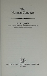 Cover of: The Norman Conquest