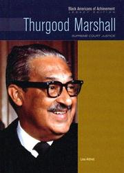 Cover of: Thurgood Marshall by Lisa Aldred, Thurgood Marshall