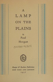 Cover of: A Lamp on the Plains