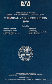 Cover of: Chemical Vapor Deposition 1979