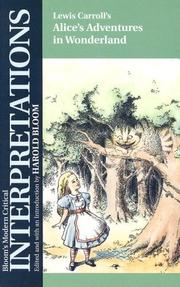 Cover of: Alice's Adventures in Wonderland - Lewis Carroll by 