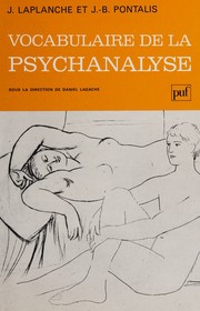 Cover of: Vocabulaire de la psychanalyse