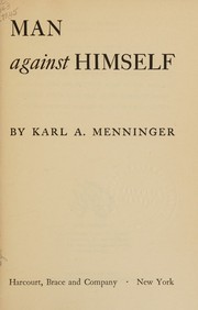 Cover of: Man against himself