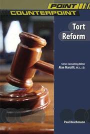 Cover of: Tort reform