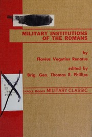 Cover of The military institutions of the Romans