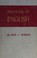 Cover of: Handbook of English
