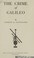 Cover of: Crime of Galileo