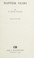 Cover of: Happier years