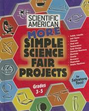 Cover of: Scientific American: more simple science fair projects, grades 3-5
