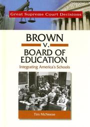 Cover of: Brown V. Board of Education (Great Supreme Court Decisions) by 