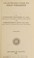 Cover of: An introduction to Indian philosophy,