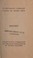 Cover of: History of the conquest of Peru, (Everyman's library. History)