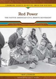 Cover of: Red Power: The Native American Civil Rights Movement (Landmark Events in Native American History)