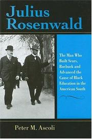 Cover of: Julius Rosenwald by Peter Max Ascoli