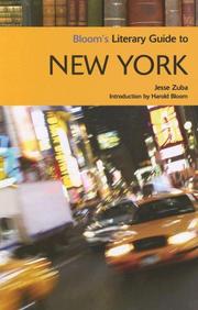 Cover of: Bloom's Literary Guide To New York (Bloom's Literary Guides)