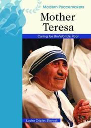 Cover of: Mother Teresa (Modern Peacemakers) by Louise Chipley Slavicek