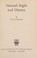 Cover of: Natural right and history