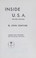 Cover of: Inside U.S.A.