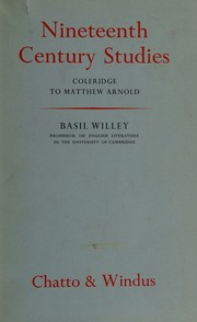 Cover of: The Nineteenth Century Studies