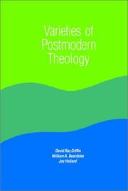 Varieties of postmodern theology by David Ray Griffin