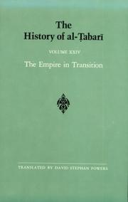 Cover of: The Empire in transition by Abu Ja'far Muhammad ibn Jarir al-Tabari