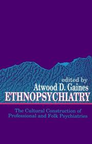 Cover of: Ethnopsychiatry | Atwood D. Gaines