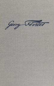 Cover of: Georg Forsters Werke: sämtliche Schriften, Tagebücher, Briefe