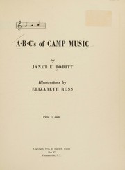 Cover of: ABC's of Camp Music