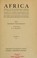 Cover of: Africa and Christianity