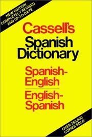 Cover of: Cassell's Spanish-English, English-Spanish Dictionary by Anthony Gooch, Angela Garcia de Pareded