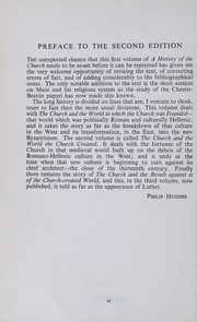 Cover of: A history of the church