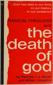 Cover of: Radical theology and the death of God