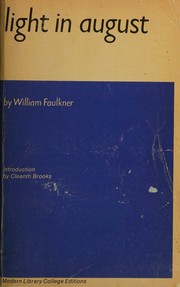 Cover of: Light in August