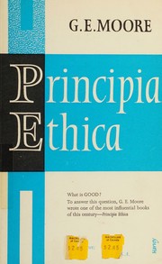 Cover of: Principia ethica