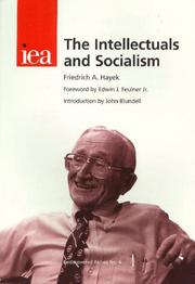 Cover of: The Intellectuals and Socialism (Rediscovered Riches 4)