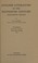 Cover of: English literature in the sixteenth century excluding drama