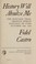 Cover of: History Will Absolve Me